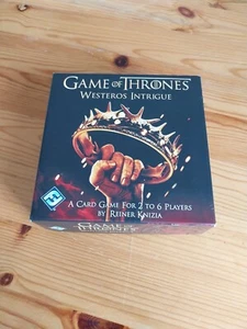 Reiner Knizia/HBO Game of Thrones: Westeros Intrigue Game Age 8+ Complete - Picture 1 of 12