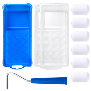 Foam Paint Roller 2 Inch Mini Paint Roller Kit 10 Pack Touch Up Small Paint Roll - Picture 1 of 7