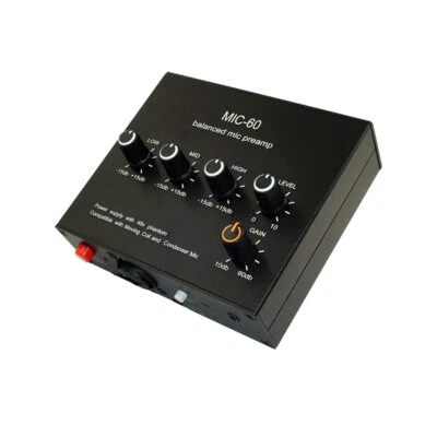 Balanced Condenser/Moving Coil Microphone Preamp with 48V Phantom Power Supply - Image 1 of 4