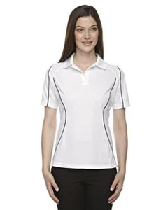 Ashe Xtream Women's Acty-75107-snag Protection Colorblock Polo with Piping Whit - Picture 1 of 1