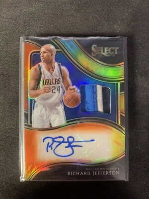 2020–21 Panini Select галстук-краситель с автографом Ричарда Джефферсона /25 - Изображение 1 из 2