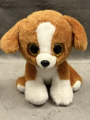 TY BEANIES SNICKY Beagle Dog Cuddly 6" Plush soft toy beanie 2017 retired - Image 1 of 4