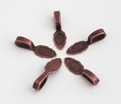 Color cobre (cantidad 10-40) pegamento grande en fianzas -aleación- se envía desde WI, EE. UU. (728-C) Foto 1 de 4