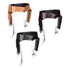 Medieval Pirate Holster with Belt Waistband PU Leather Party Fancy Dress up Men