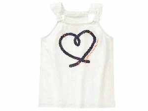 NEW GIRLS sleeveless  HEART TOP SIZE 5 by Gymboree * - Picture 1 of 1
