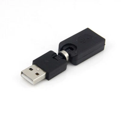 Flexible Swivel Twist Angle 360 Degree Rotating USB  2.0 Adapter - Image 1 of 3