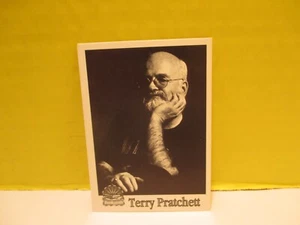 Tarjeta coleccionable de autor de librería #441 TERRY PRATCHETT 2001 para LADRÓN DEL TIEMPO - Imagen 1 de 2