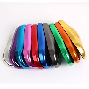 Stretchable Mirror Chrome Vinyl Wrap (Air/Bubble free) All Colours All Sizes  - Picture 1 of 9