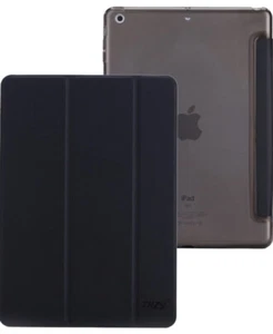 THZY Protective Smart Case Transparent Back Cover Apple IPad Air Or 5 Black - Photo 1/9