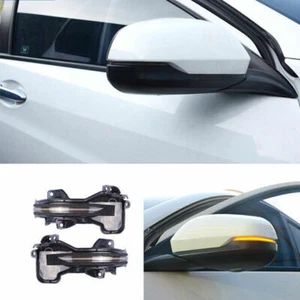 Smoked Black Led Rear View Mirror Light Streamer For Honda HR-V Vezel 2015-2022 - Picture 1 of 11