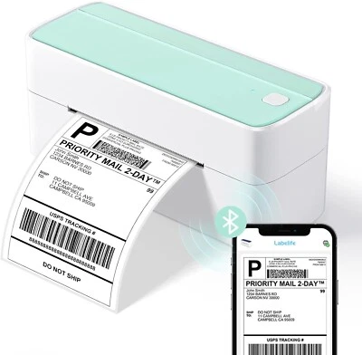 4x6 Bluetooth Thermal Shipping Label Printer for Small Business Package Mail Lot - Image 1 of 4