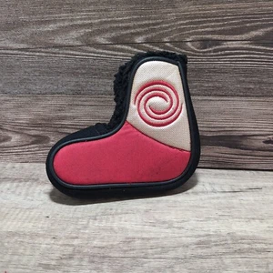 ODYSSEY Blade Putter Head Cover Black Red Slip-on Golf Head Cover  - Picture 1 of 7