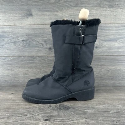 Сумки женские ботинки размер 8 черный искусственного меха подкладка молнии зима - Изображение 1 из 4