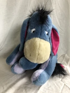 Walt Disney Winnie the Pooh Eeyore Removable Tail Cute Plush Donkey Animal 12" - Picture 1 of 11