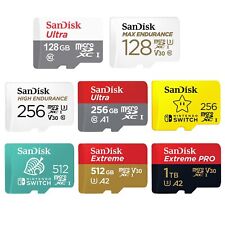 32GB 64GB 128GB 256GB 400GB 512GB 1TB SanDisk Ultra Extreme Pro Micro SD Card