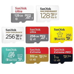32GB 64GB 128GB 256GB 400GB 512GB 1TB SanDisk Ultra Extreme Pro Micro SD Card - Picture 1 of 76