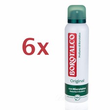 BOROTALCO ROBERTS deodorant Original Fresh 6x 150ml deo mit mikrotalk