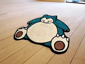 Snorlax Japanese Anime Cartoon Living Room Carpet Area Bedroom Modern Wool Rugs - Picture 1 of 3