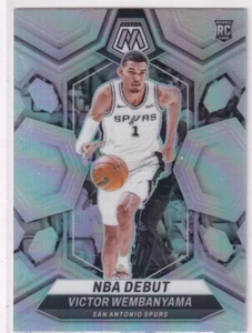 2023-24 Panini Mosaic NBA No. 257 Victor Wembanyama Rookie Debut Silver Prizm - Picture 1 of 2