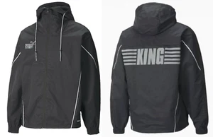 Puma KING Jacket Hoodie Reflective Logo Mens Size: M Black/Gray NWT$160 - Picture 1 of 7