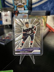 2023-24 UPPER DECK YOUNG GUNS ROOKIE OUTBURST SILVER #224 CAPITALS VINCENT IORIO