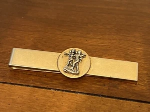 Gemini Horoscope Zodiac Astrological Birth Sign Vintage SWANK Tie Bar Clip - Picture 1 of 2