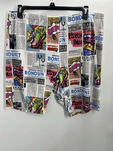 Shein Herren Zeitungsdruck Shorts 4X - Bild 1 von 6