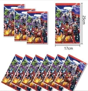 10PCS Avengers Loot Lolly Party Bag Party Supplie Superhero Kids Birthday Favour - Picture 1 of 1