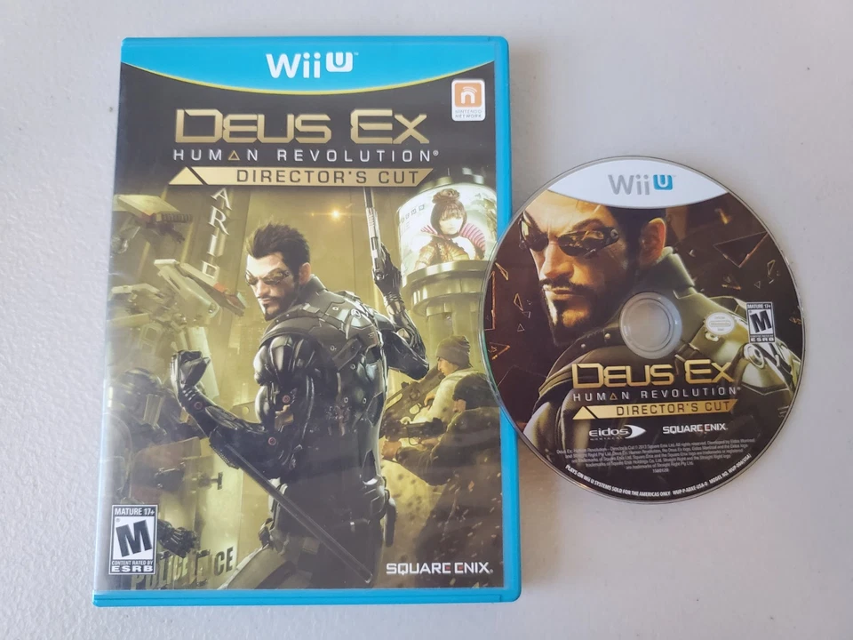 Deus Ex: Human Revolution - Director's Cut (Nintendo Wii U, 2013) COMPLETE - Image 1 of 1