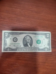 1976 Two $2 Dollar Bill - D21486268A - Picture 1 of 19