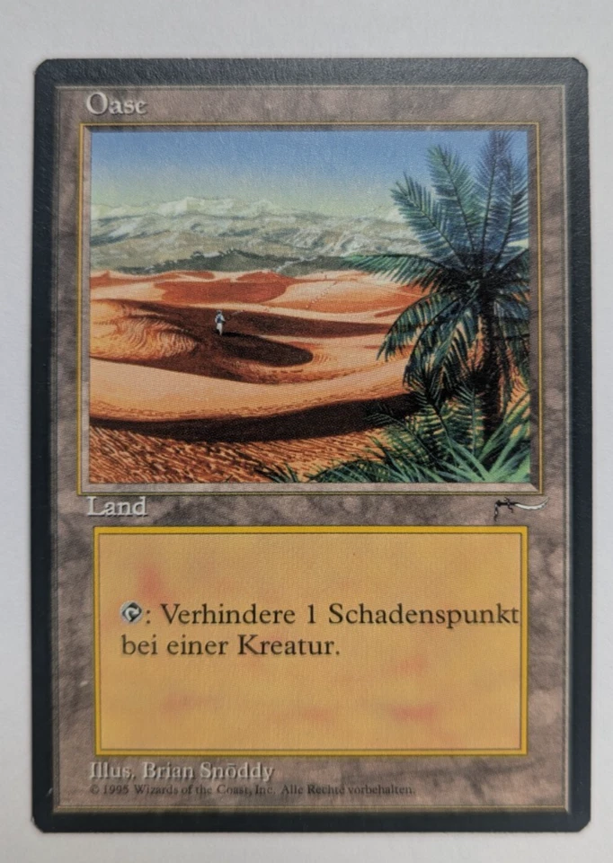 Magic Mtg German Renaissance Oasis   near mint - Image 1 of 1