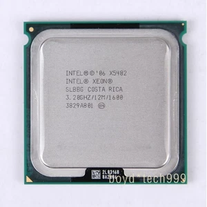 INTEL XEON X5482 PROCESSOR 3.2GHZ/1600/ (AT80574KL088NT)SLBBG SOCKET 771/J CPU - Picture 1 of 2