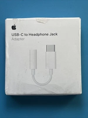 Adaptador conector USBC a auriculares Apple MW2Q3AM/A- A2049 3,5 mm- Original OEM - Nuevo Foto 1 de 4