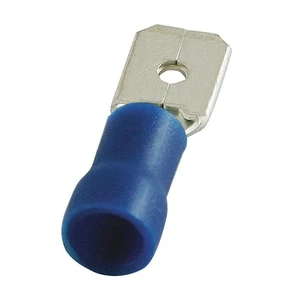 POWER FIRST 24C896 Male Disc with Cu Slv,Tin,Vinyl,PK100 24C896 - Picture 1 of 1