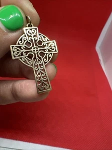 James Avery 14k Gold Celtic Cross Pendant 5.6 Grams - Picture 1 of 6