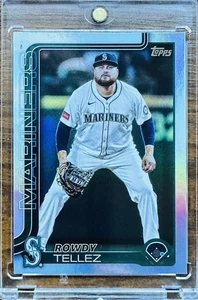 Rowdy Tellez Rainbow Foil 2025 Topps Update Seattle Mariners #US19 SP - Picture 1 of 2