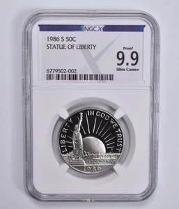 Proof 9.9 UCam 1986-S Statue of Liberty Commemorative Half Dollar NGC NGCX *0471 - Picture 1 of 5