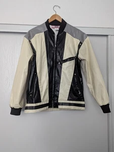 Ferris Bueller's Day Off Faux Leather PVC Men's Costume Cosplay Jacket Size M - Picture 1 of 3