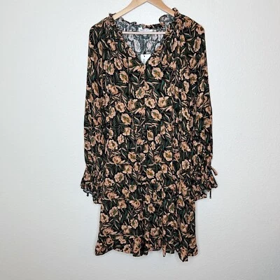 Vestido Gibson Latimer Boho Floral XXL Campesino Oscuro Romántico Cottagecore Otoño Foto 1 de 4