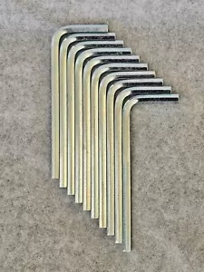 Ten (10) Metric Allen Hex keys 2.5mm and 3mm Hexagon Allen Wrench - Picture 1 of 2