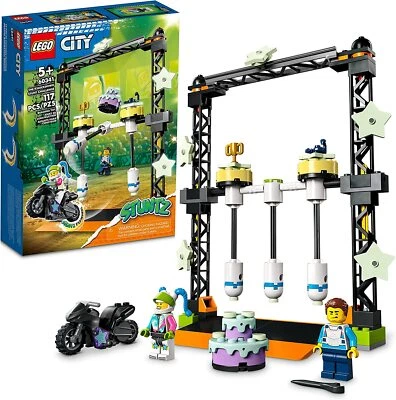 LEGO City Stuntz The Knockdown Stunt Challenge 60341 Building Toy Set for Boys,  - Image 1 of 4