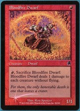 Bloodfire Dwarf FOIL Apocalypse NM Red Common MAGIC CARD (ID# 237597) ABUGames