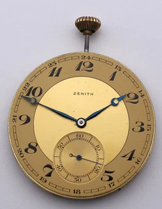 Zenith 38,15 Uhrwerk mit Zifferblatt Original Voll Funktionsfähig - Picture 1 of 3