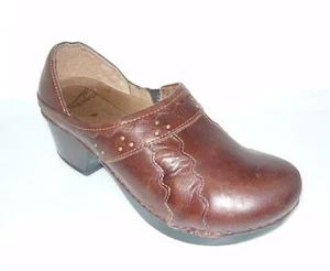 Dansko braune Leder Clog Schuhe Größe 40 (US 9,5-10)  - Bild 1 von 10