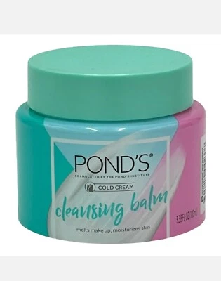 Pond's Cold Cream Bálsamo Limpiador 3.38 OZ Derrete Maquillaje Hidrata Piel Nuevo  Foto 1 de 3
