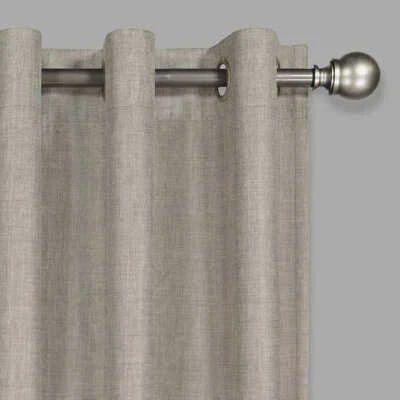 Eclipse, 2 Panels -  52" x 84 " Blackout Curtain Grommet Panels (Choose Color) - Image 1 of 4