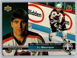 1993/94 Upper Deck McDonald's Hockey Ray Bourque #McH-04 NM - Picture 1 of 2