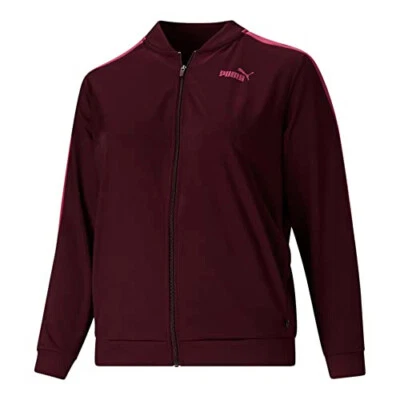 Chaqueta deportiva Puma tricot con cremallera completa COLOR berenjena TALLA 2X NUEVA Foto 1 de 4