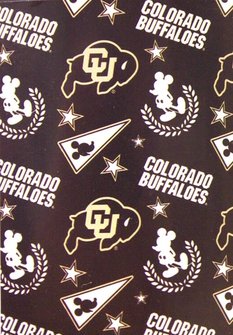 NCAA "Mickey Mouse" Fleece Throw Blanket 50" x 60" Cover