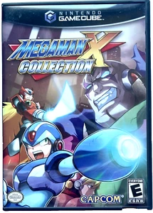 MEGAMAN X COLLECTION NINTENDO GAMECUBE VINTAGE 2006 ETIQUETA NEGRA JUEGO COMPLETO - Imagen 1 de 3